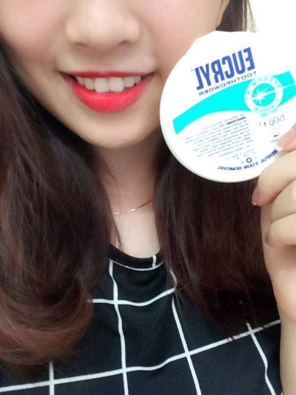 Bột tẩy trắng răng Eucryl - Anh Quốc