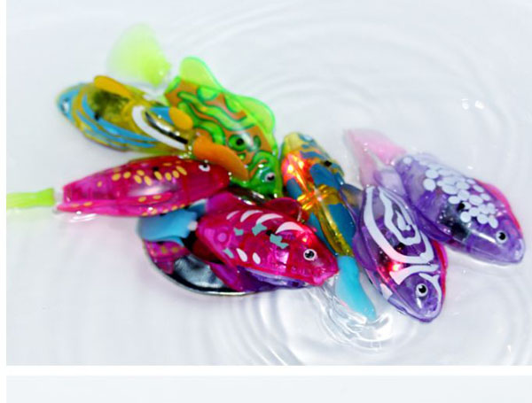 Bán sỉ cá cảnh chạy pin có đèn led Robo Fish