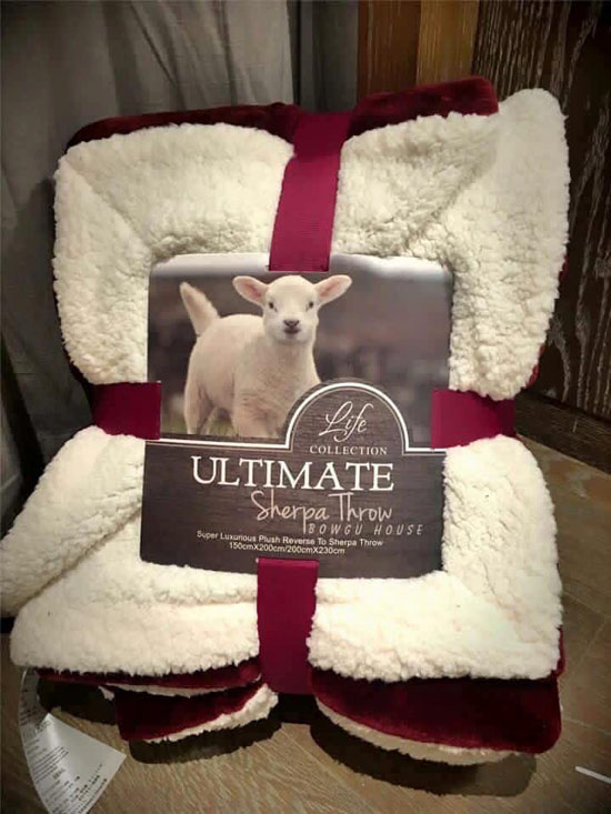 Bán buôn chăn lông cừu Ultimate size 2m x 2m3