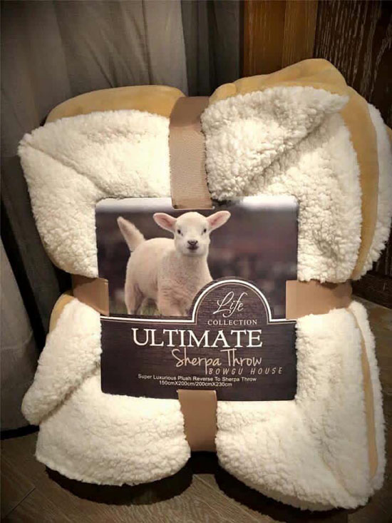 Bán sỉ chăn lông cừu Ultimate size 2m x 2m3