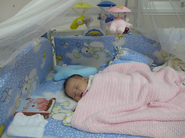 Chăn lưới thoáng mát cho bé
