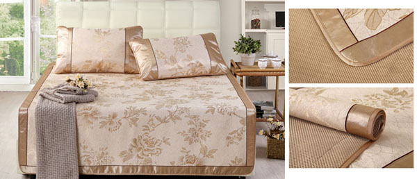 Bán buôn chiếu lụa điều hòa cao cấp khổ 1m8 x 2m