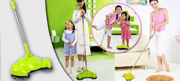 Chổi quét nhà hút bụi thông minh