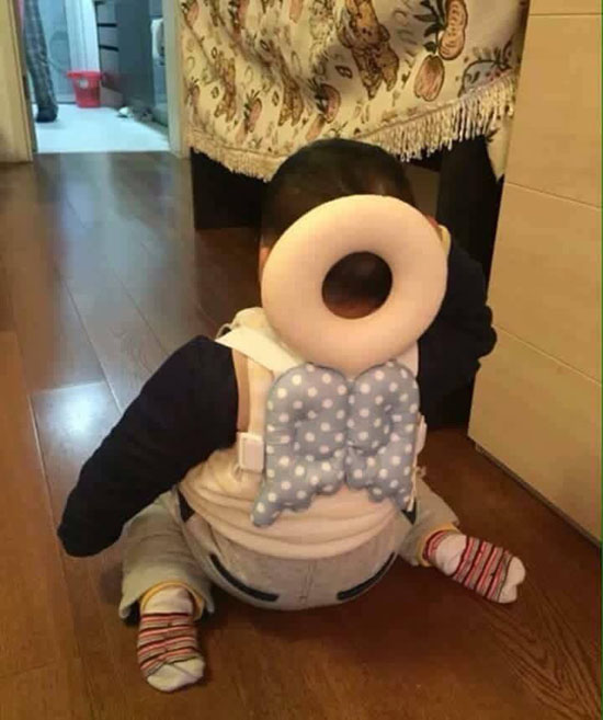 Đai gối tựa đầu an toàn cho bé