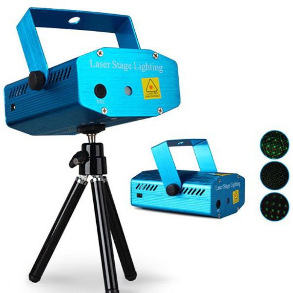 Đèn trang trí stage laser light cảm biến theo điệu nhạc