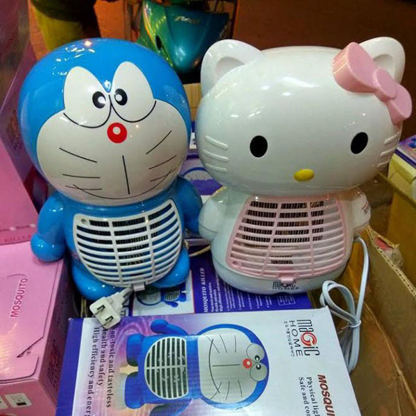 Đèn bắt muỗi Magic Home hình Doremon - Hello Kitty