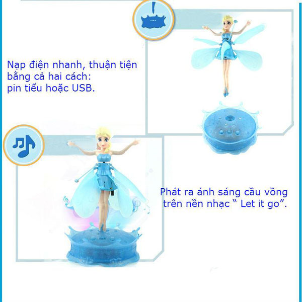 Bán sỉ đồ chơi công chúa frozen bay phát nhạc