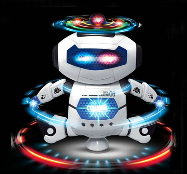 Bán buôn đồ chơi robot nhảy múa xoay 360 độ