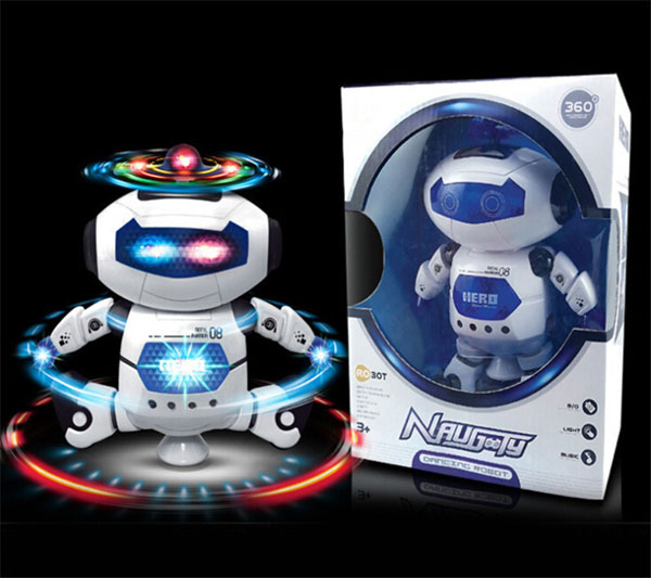 Bán buôn đồ chơi robot nhảy múa xoay 360 độ