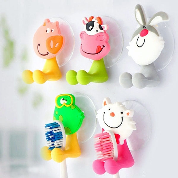 Dụng cụ kẹp bàn chải đánh răng hình thú