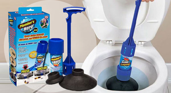 Dụng cụ thông tắc đa năng Plumber Hero