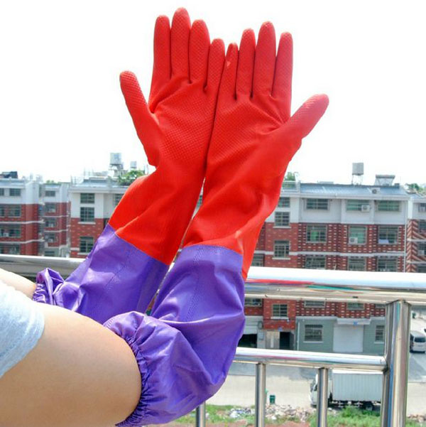 Bán sỉ găng tay cao su lót nỉ