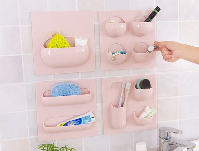 Kệ đựng đồ treo tường 4 in1 giá rẻ