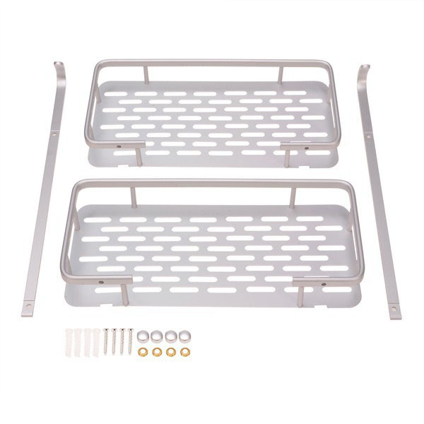 Giá treo nhà tắm 2 tầng hợp kim nhôm