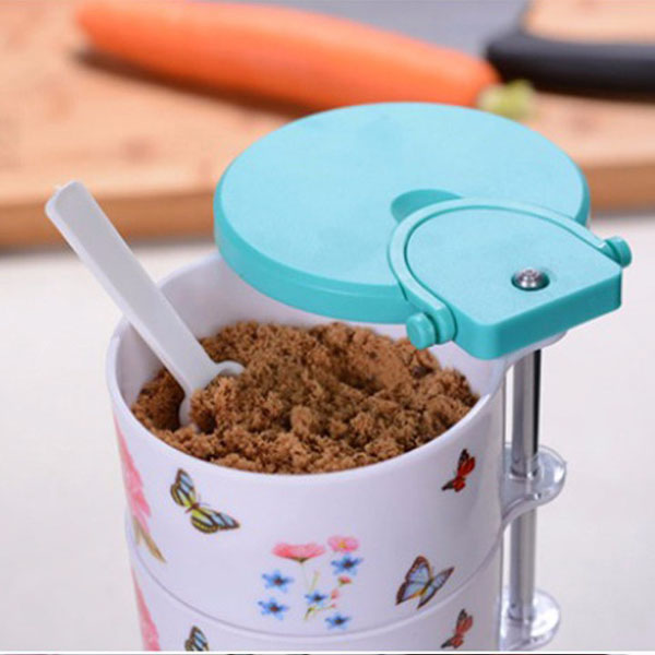 Bán sỉ hộp đựng gia vị 5 tầng xoay 360 độ
