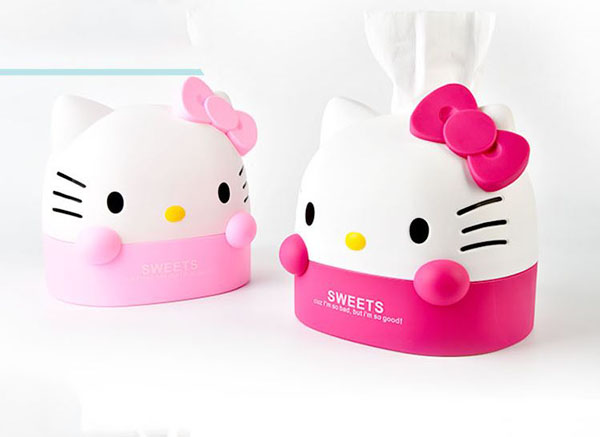 Hộp đựng khăn giấy mèo kitty
