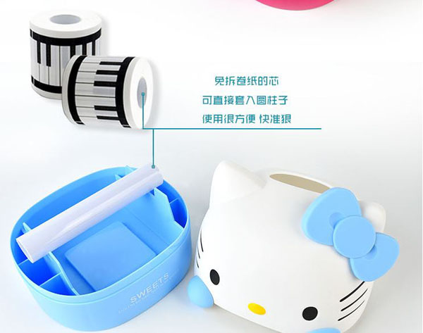 Hộp đựng khăn giấy mèo kitty
