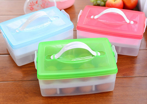 Hộp đựng trứng 2 tầng 24 quả tiện dụng