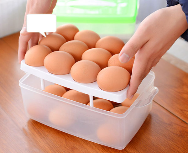 Bán buôn hộp đựng trứng 2 tầng 24 quả