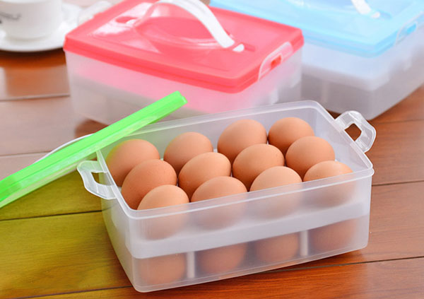 Bán sỉ hộp đựng trứng 2 tầng 24 quả