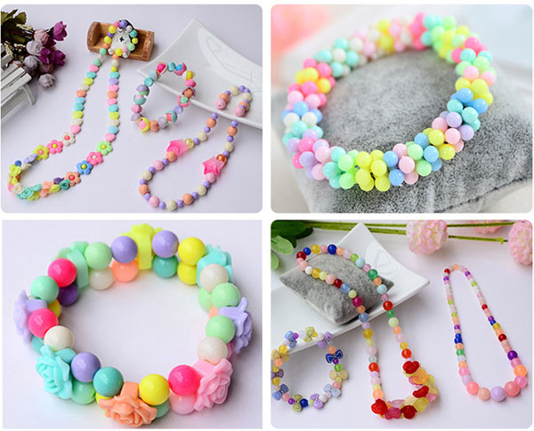 Bán sỉ hộp xâu vòng hạt cườm đáng yêu cho bé