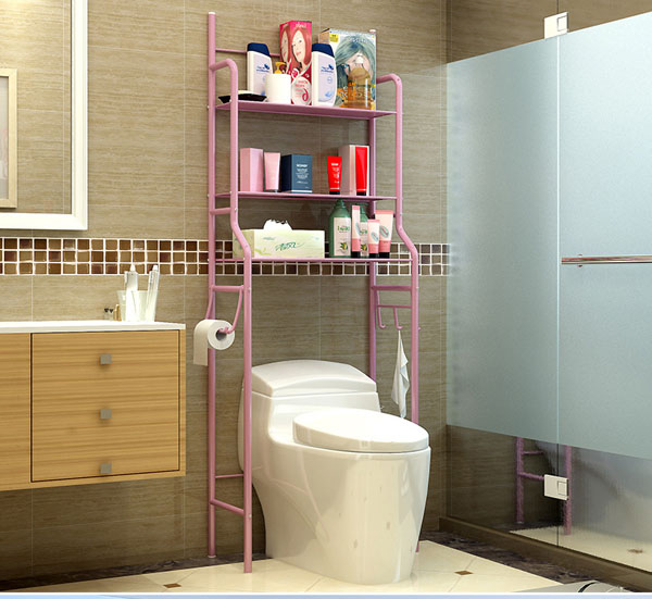 Kệ 3 tầng để đồ phía trên bồn cầu