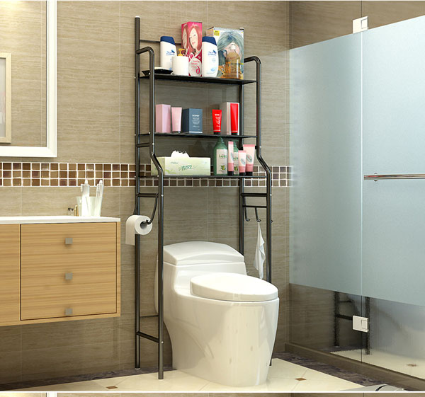 Kệ 3 tầng để đồ phía trên bồn cầu