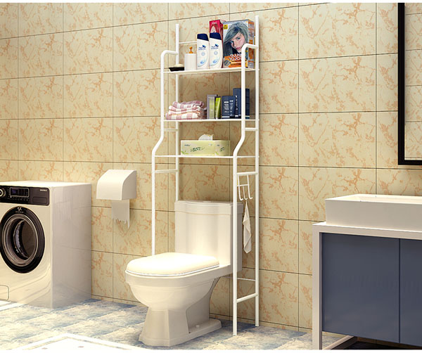 Kệ 3 tầng để đồ phía trên bồn cầu