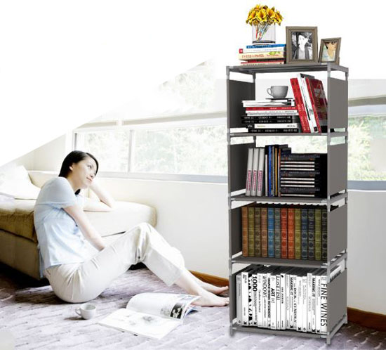 Bán buôn kệ để sách lắp ghép 4 tầng