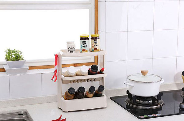 Kệ gia vị 3 tầng lắp ráp tiện dụng