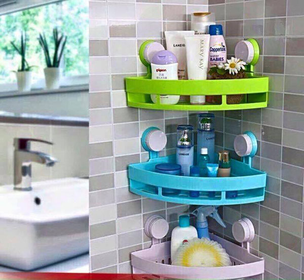 Kệ hít treo góc tường hình tam giác tiện dụng