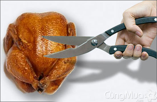 Kéo cắt thịt gà tiện dụng