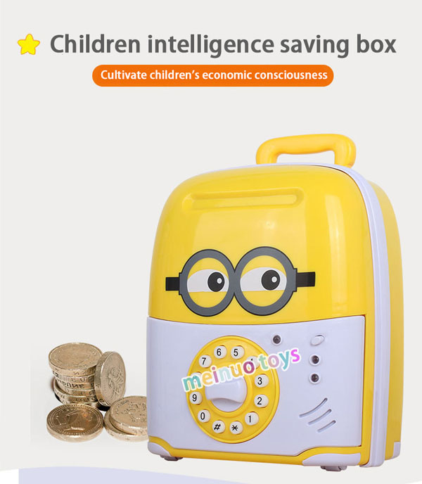 Két đựng tiền mini hình valy kéo cho bé
