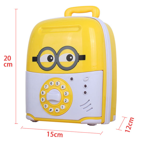 Két đựng tiền mini hình valy kéo cho bé