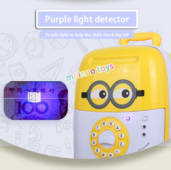 Két đựng tiền mini hình valy kéo cho bé