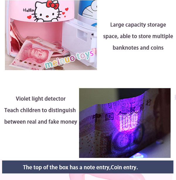 Két đựng tiền mini hình valy kéo cho bé