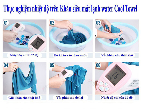 Bán sỉ khăn lạnh siêu mát water Cool Towel