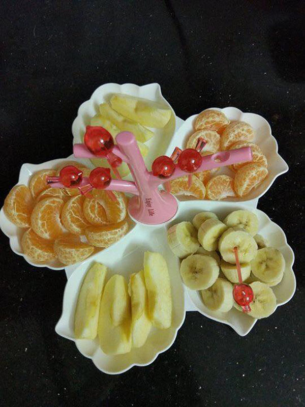 Khay đựng hoa quả kèm dĩa Enjoy Life