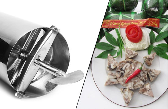 Khuôn làm giò bằng inox loại 2 kg