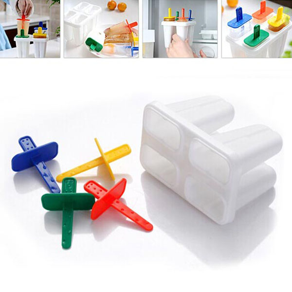 Bán sỉ khuôn làm kem 4 que tiện dụng