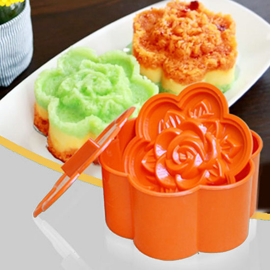 Khuôn xôi hoa hồng cho món xôi thêm phần hấp dẫn và đẹp mắt