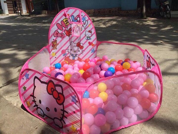 Bán sỉ lều bóng hello kitty cho bé