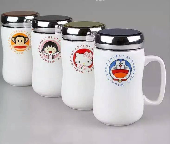 Ly giữ nhiệt bằng sứ có nắp đậy