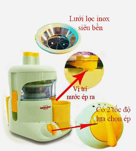 Bán sỉ máy xay ép hoa quả đa năng Misuko B-238