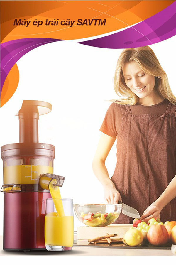 Máy ép trái cây tốc độ chậm SAVTM JE220-07M00