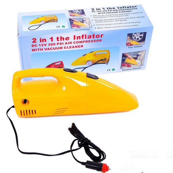Máy hút bụi bơm lốp ô tô 2 in 1