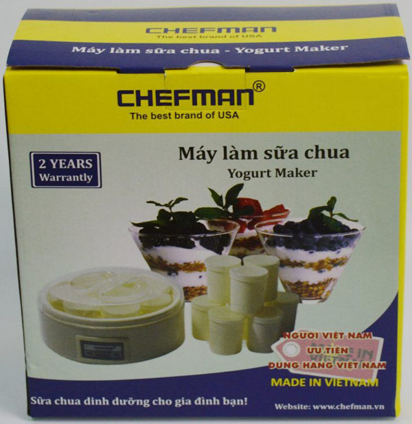 Bán buôn máy làm sữa chua Chefman 8 cốc