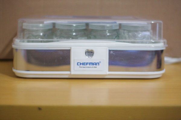 Máy làm sữa chua Chefman 12 cốc thủy tinh
