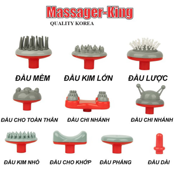 Bán buôn máy massage cầm tay 10 đầu King Massager