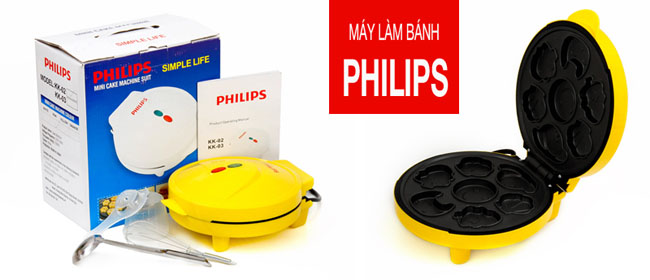 Máy nướng bánh hình thú Philips giá rẻ